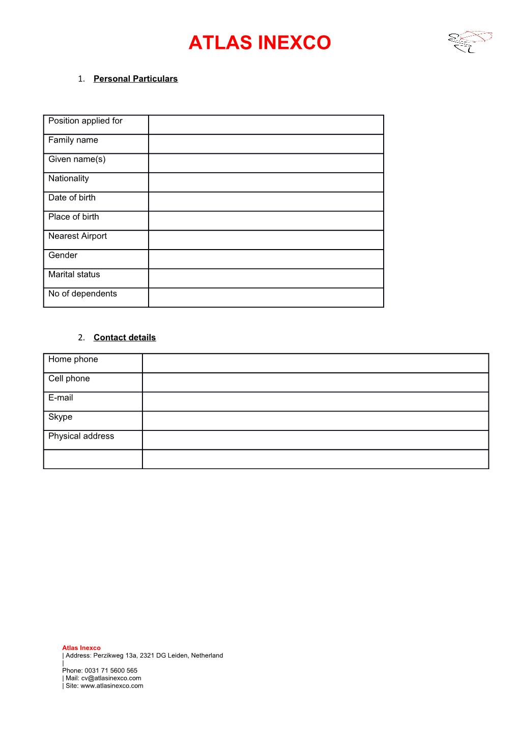 7. Sailing Experience by Rank - Please Complete in Full for All Ranks, As Applicable