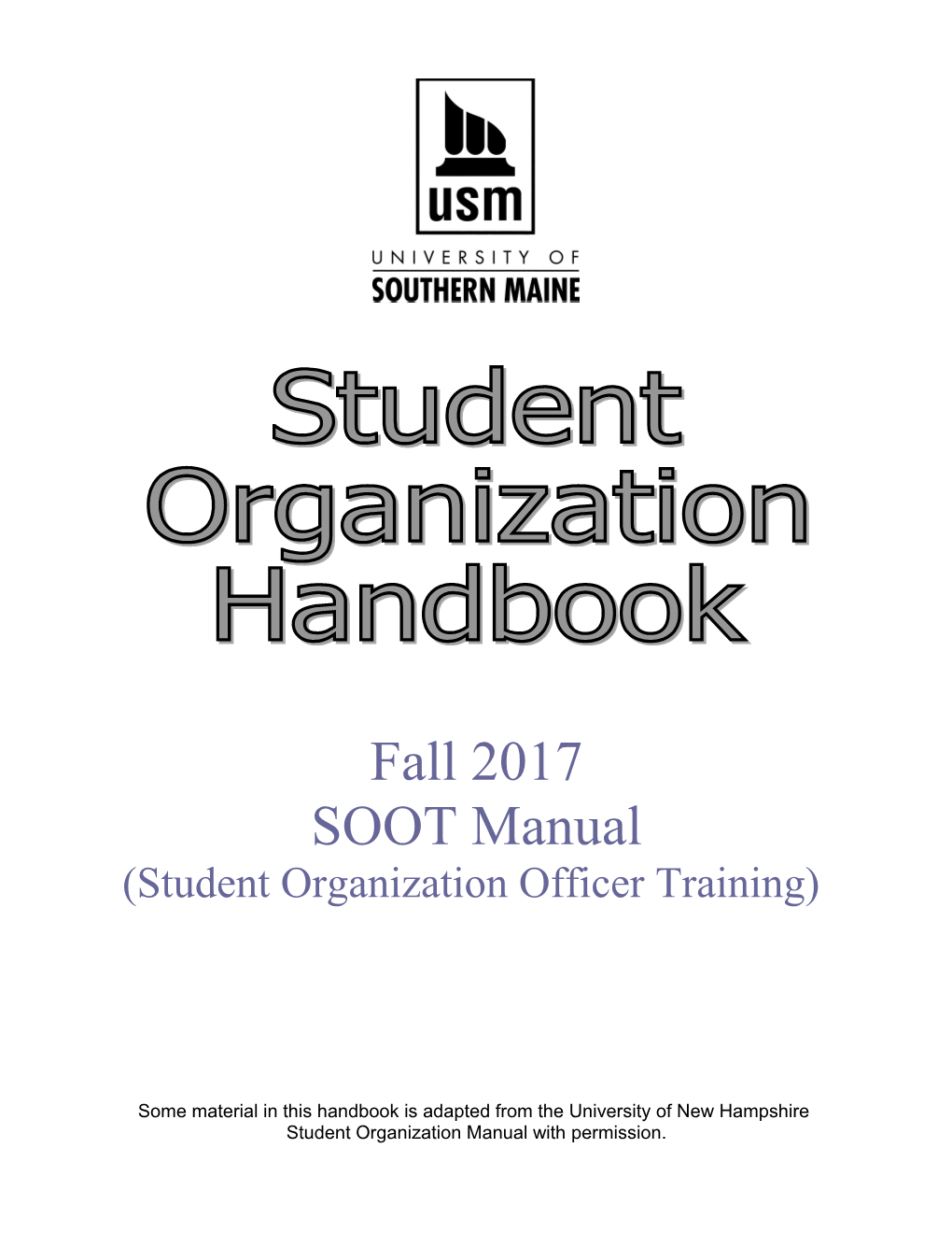 Student Organization Officer Training