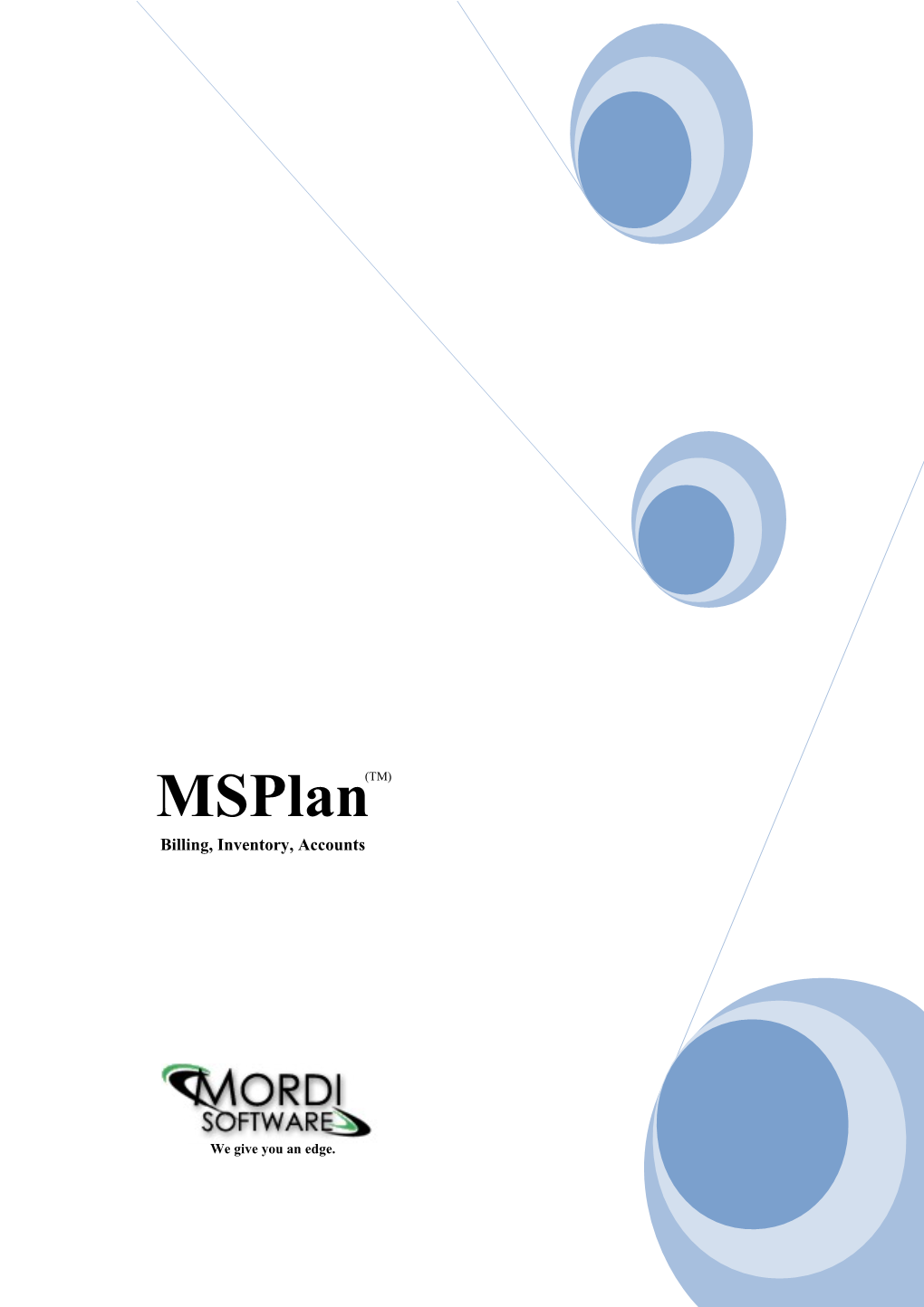 INTRODUCING Msplan BUSINESS SOFTWARE