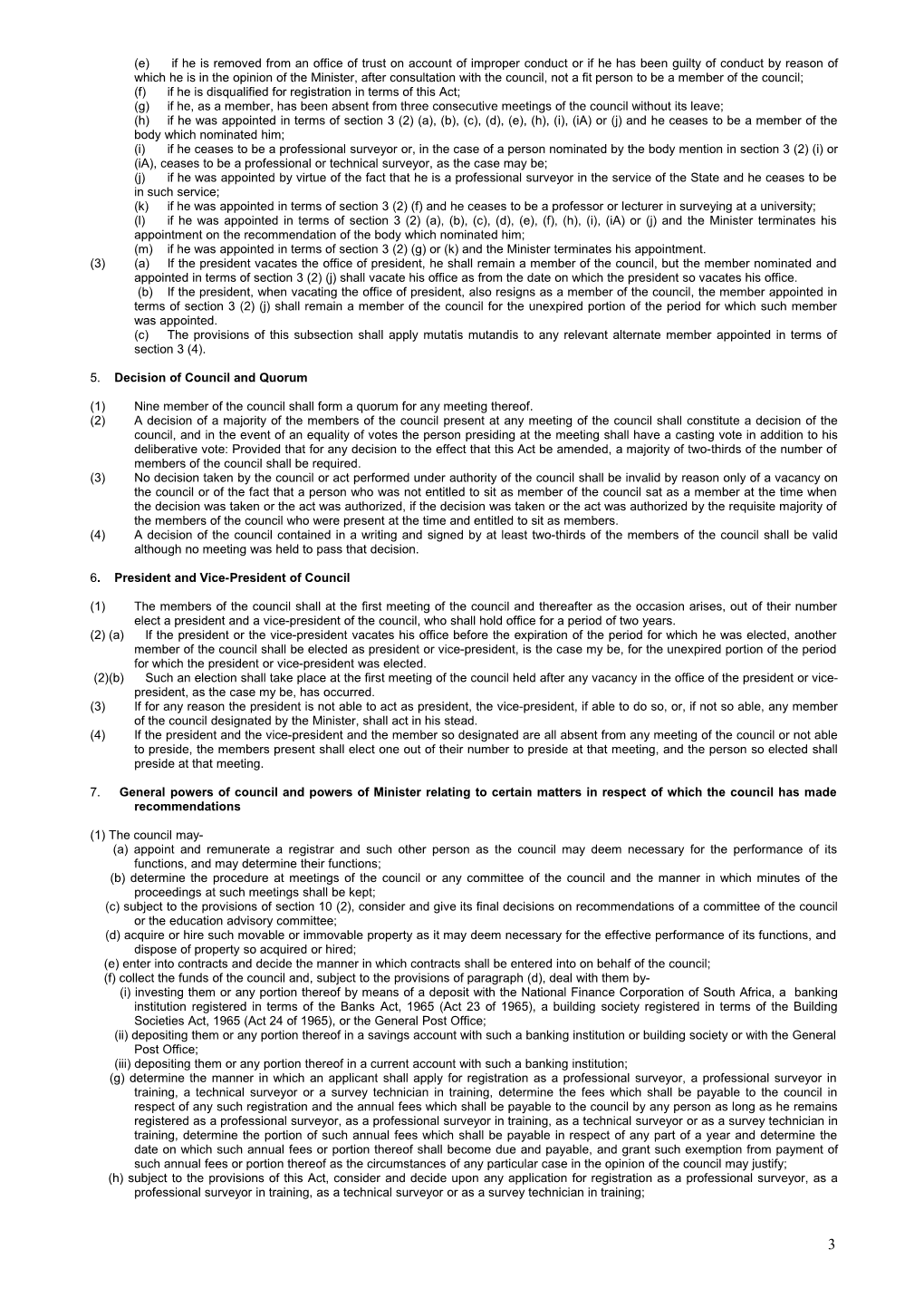Professional and Technical Surveyors' Act 40 of 1984