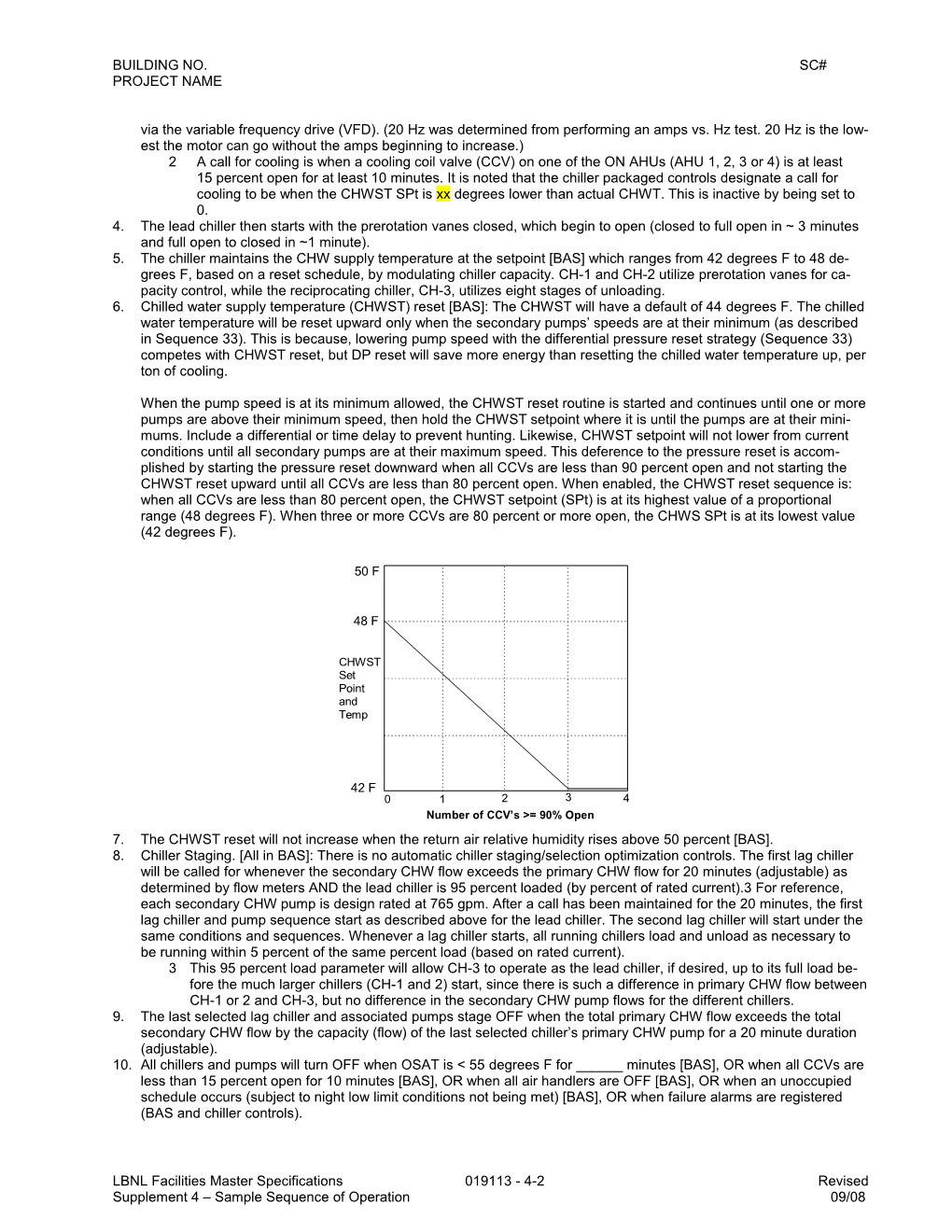 Section 019113 - Supplement 4 - Sample Sequence of Operation