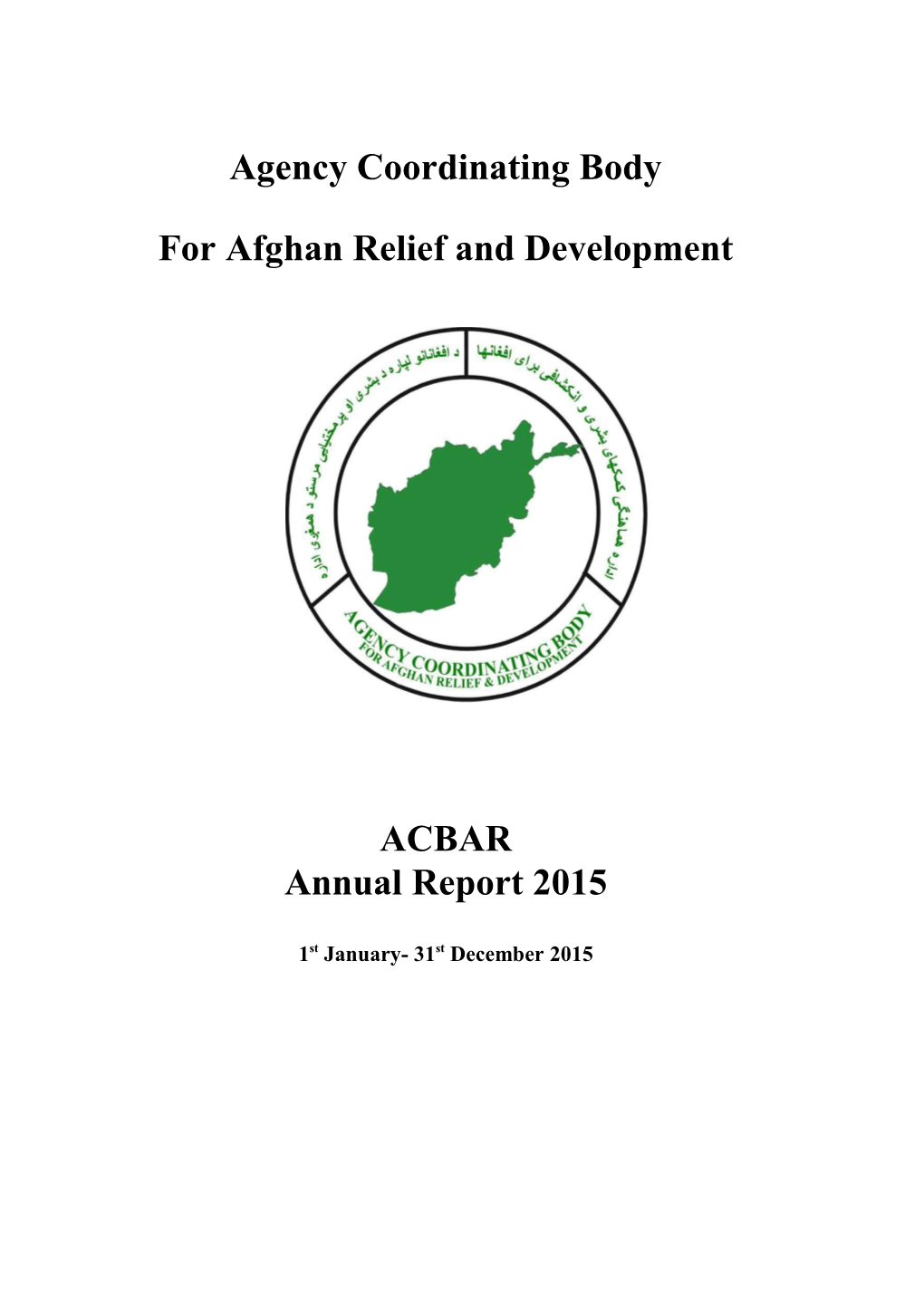 For Afghan Relief and Development