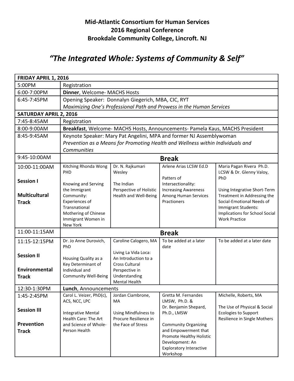 Mid-Atlantic Consortium for Human Services