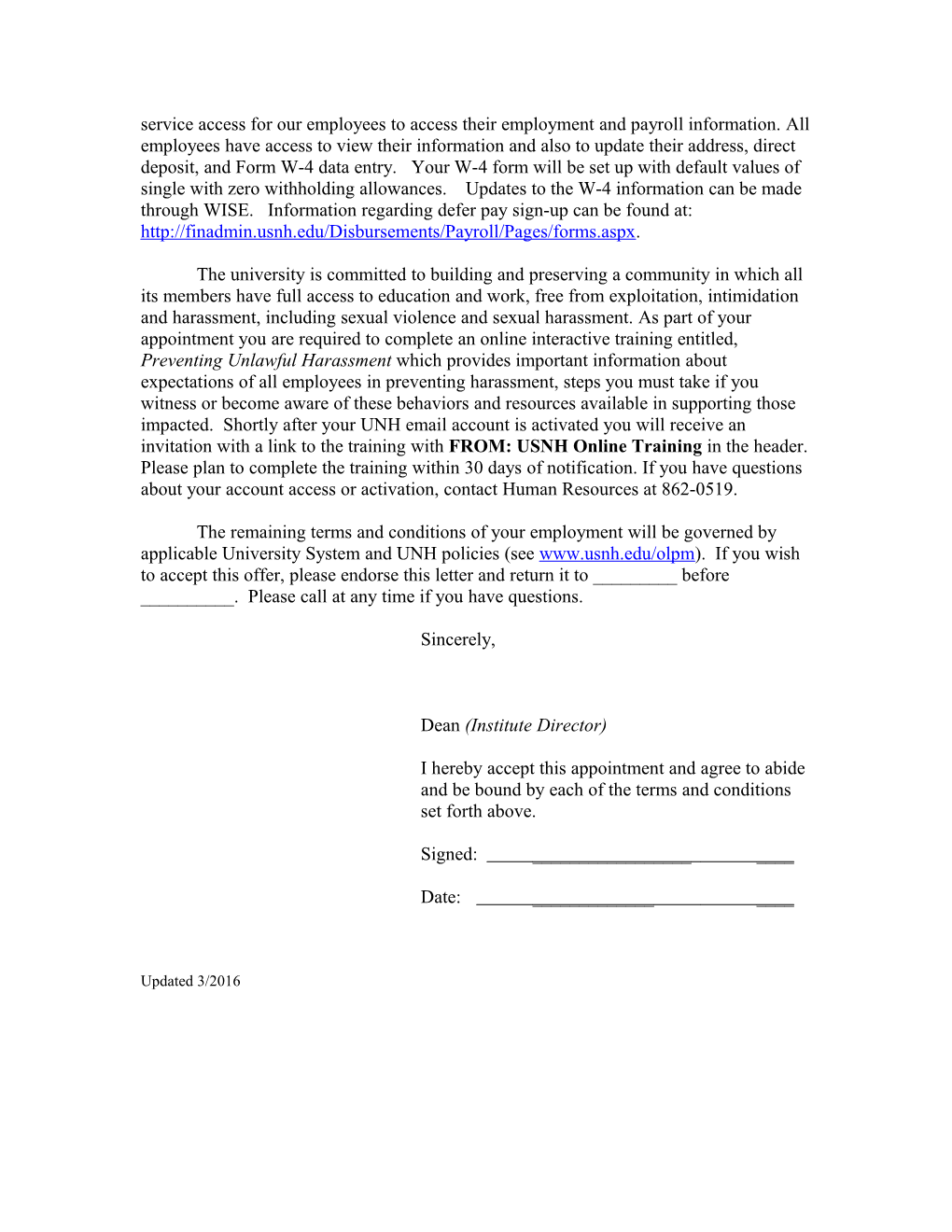 Draft Letter for Tenured/Tenure-Track Faculty on External Funding