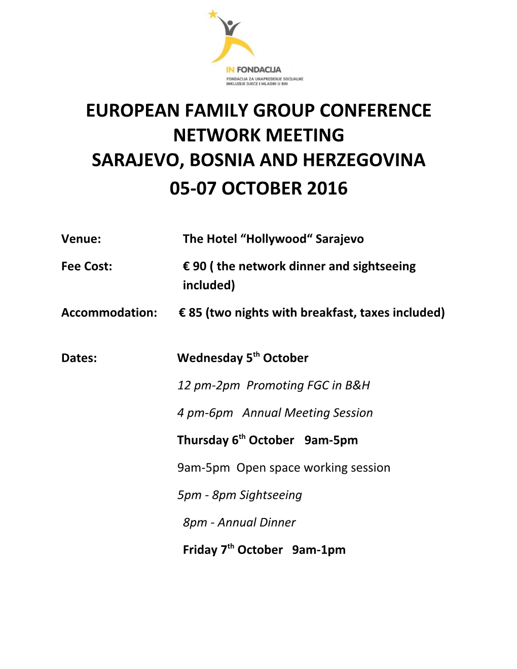 European Family Group Conference Network Meeting