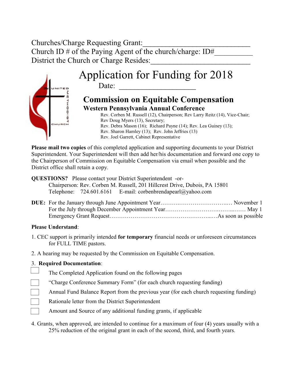 Commission on Equitable Compensation