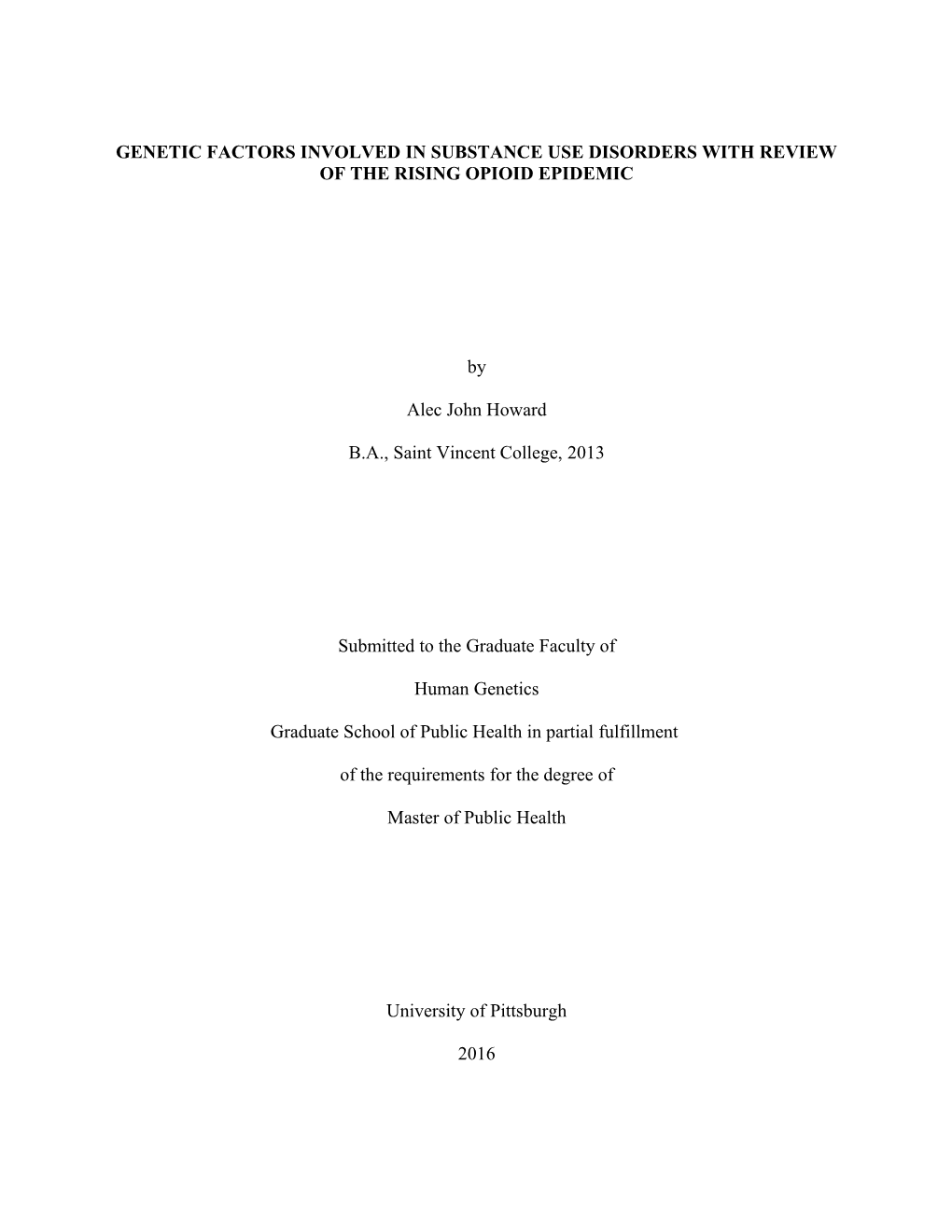 1.1Public Health Burden of Substance Use Disorders