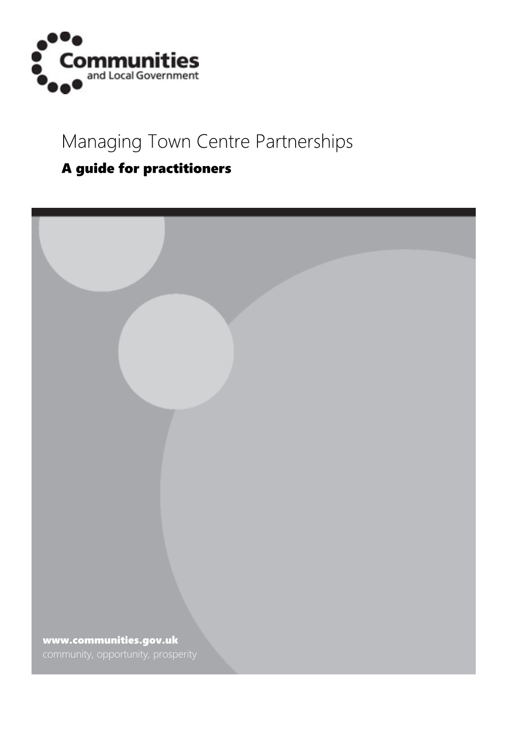 Managing Town Centre Partnerships