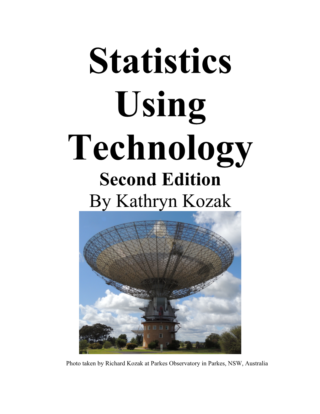 Statistics Using Technology