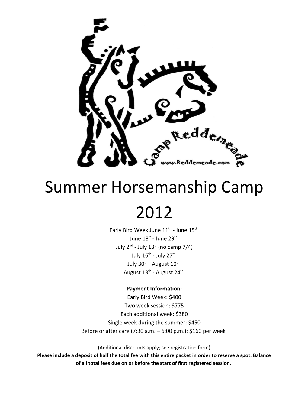 Summer Horsemanship Camp