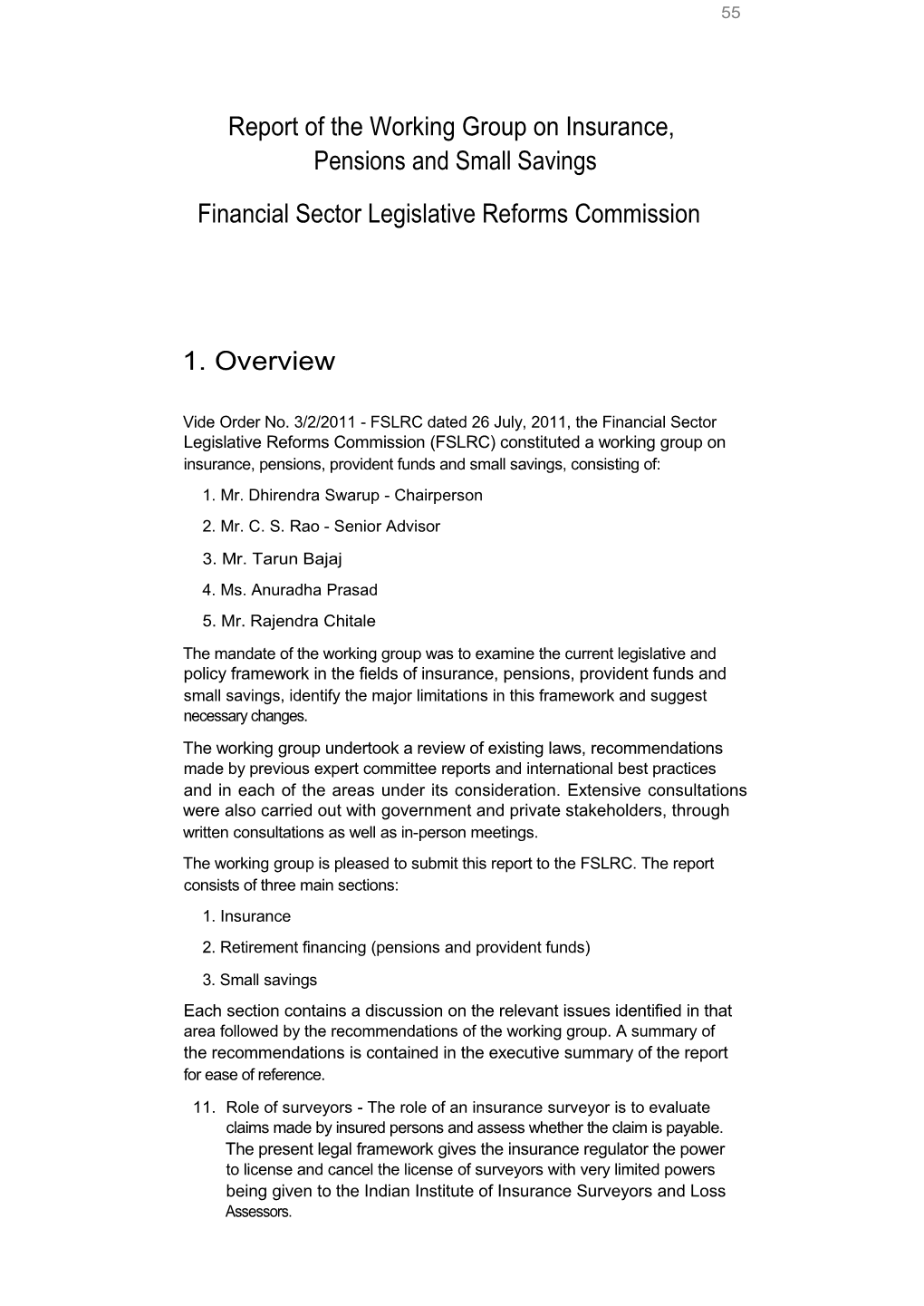 Financial Sector Legislative Reforms Commission