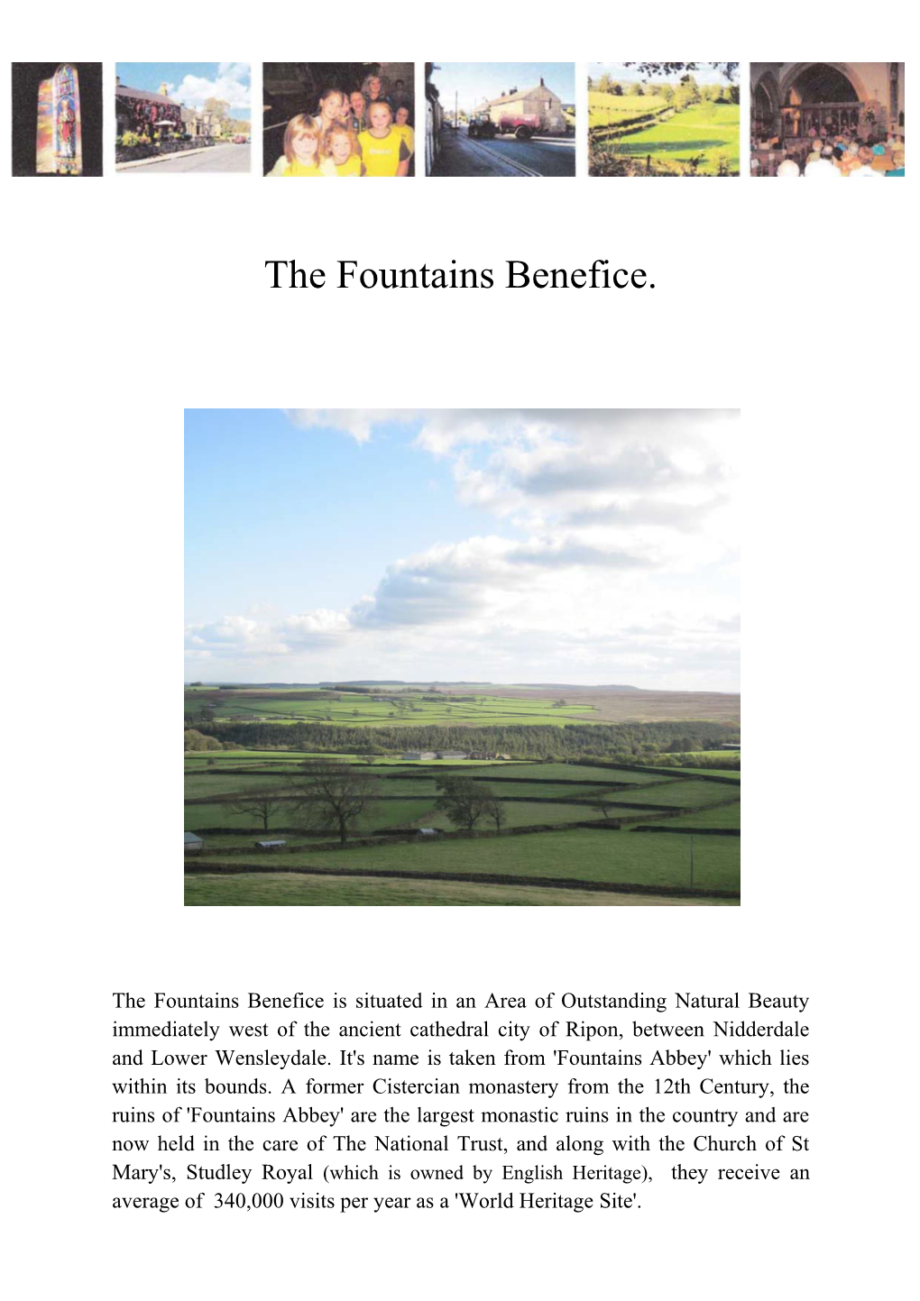 The Fountains Benefice - a Profile