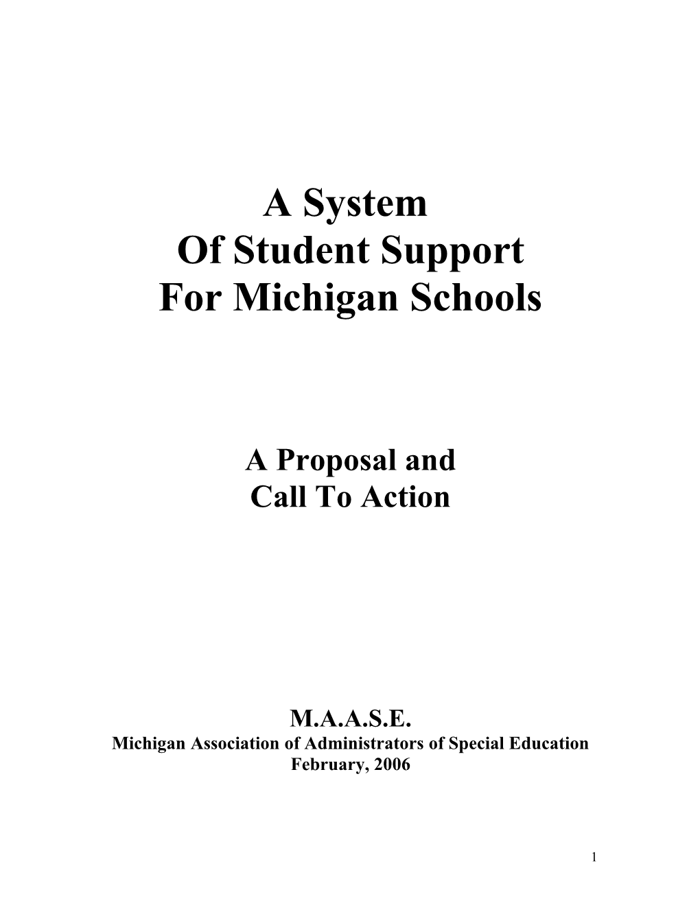 Student Support Systems