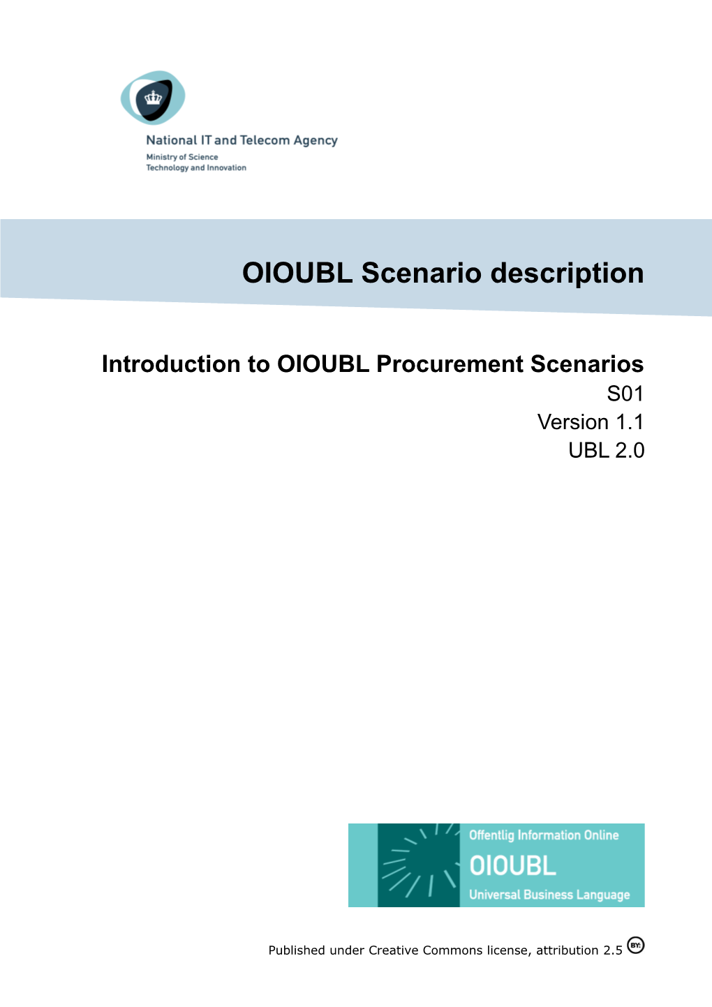 Introduction to OIOUBL Procurement Scenarios