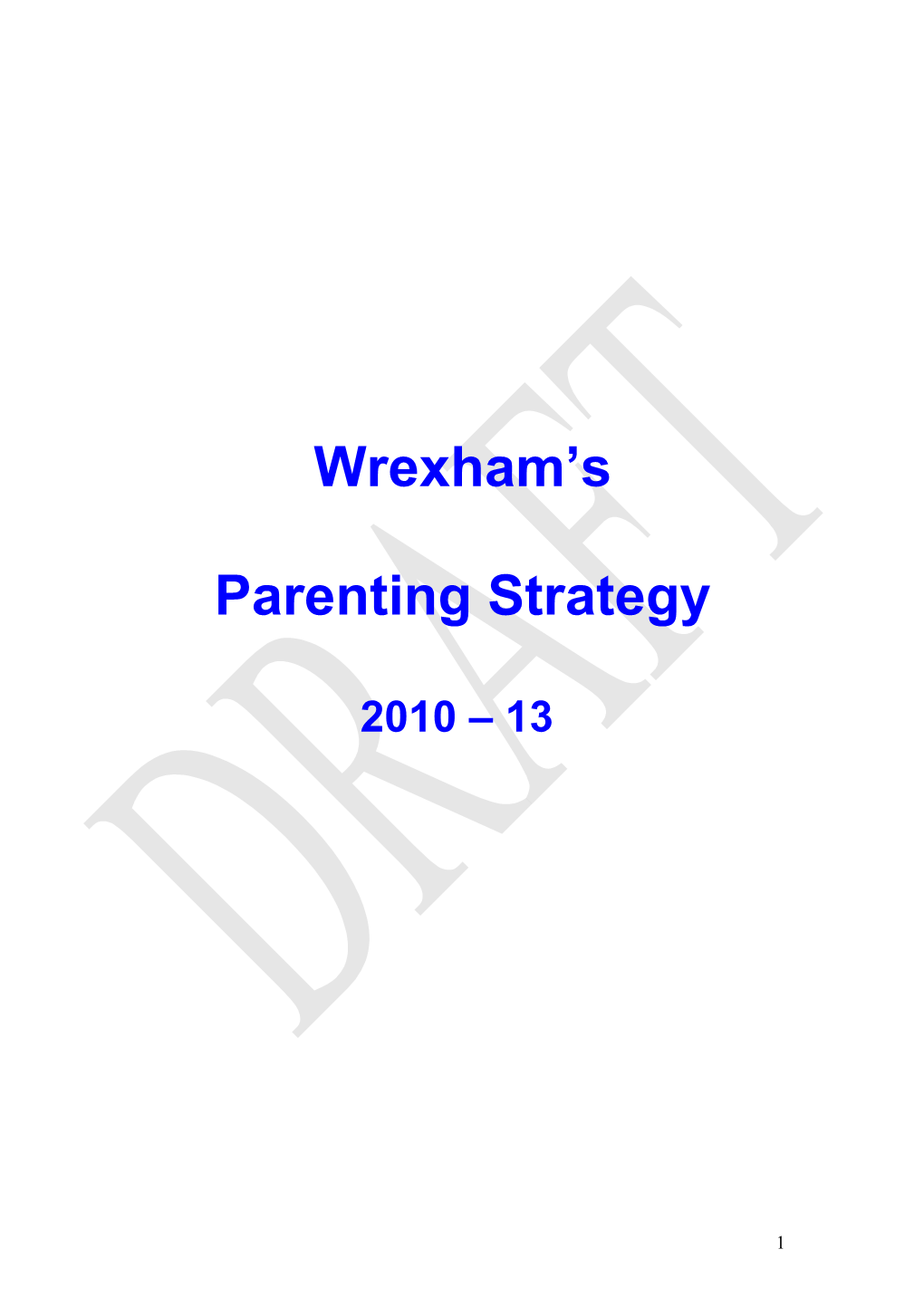 Parenting UK Guidance on the Parenting Strategy