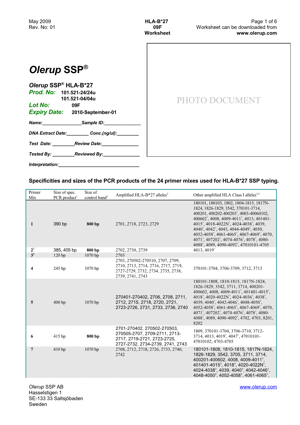 Rev. No: 0109Fworksheet Can Be Downloaded From