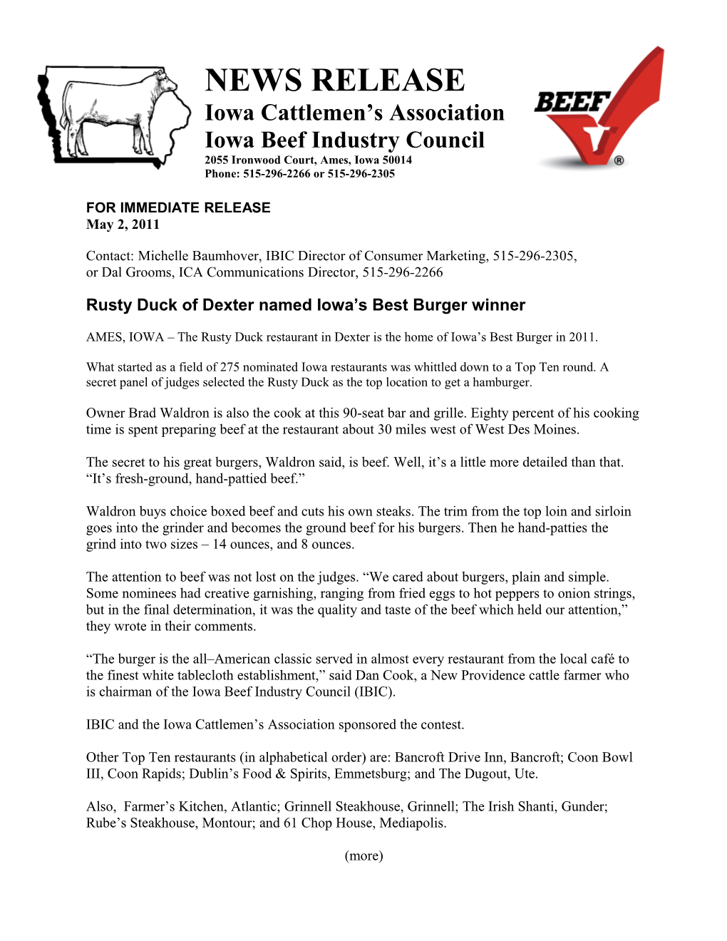 Iowa Beef Industry Council