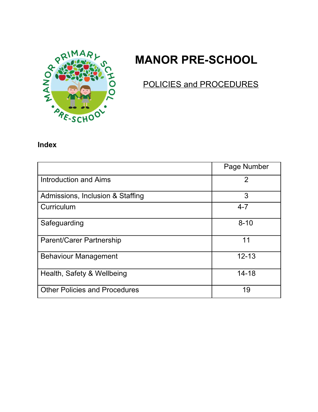 Manor Pre-School