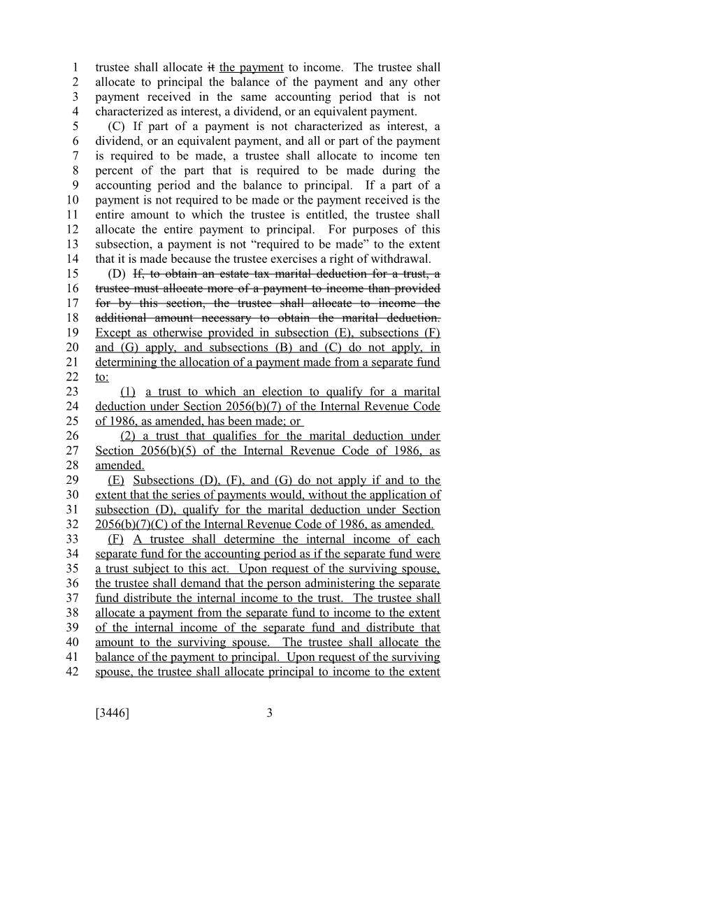 2011-2012 Bill 3446: Uniform Principle and Income Act - South Carolina Legislature Online