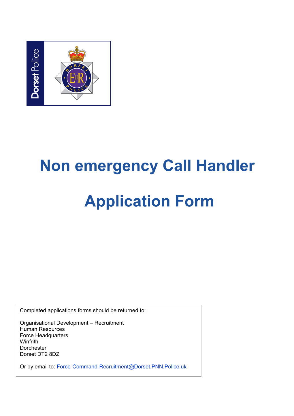 Non Emergency Call Handler