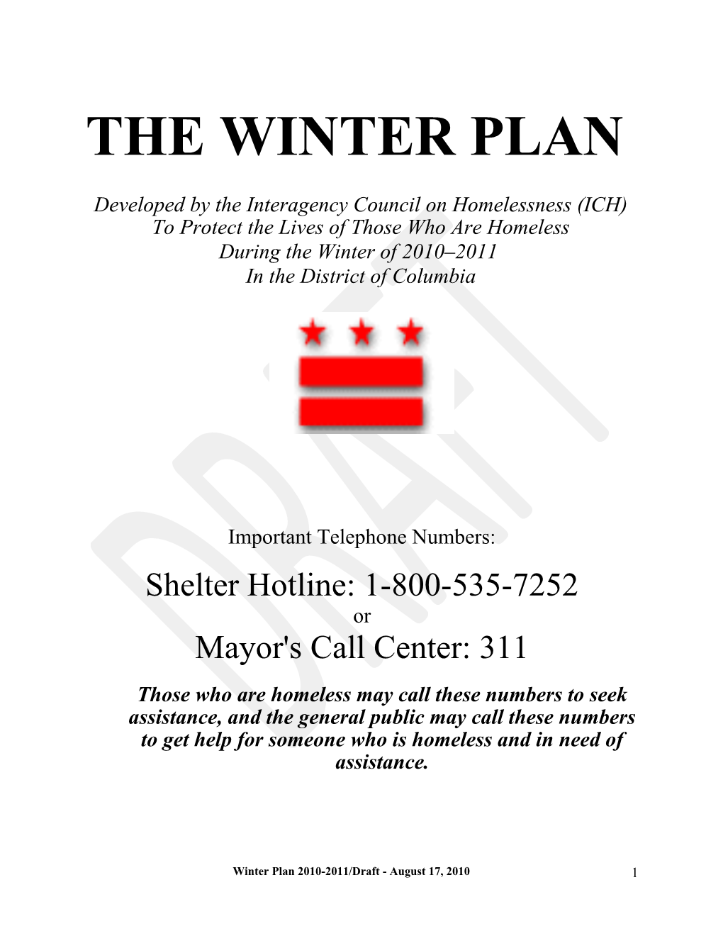 The Winter Plan