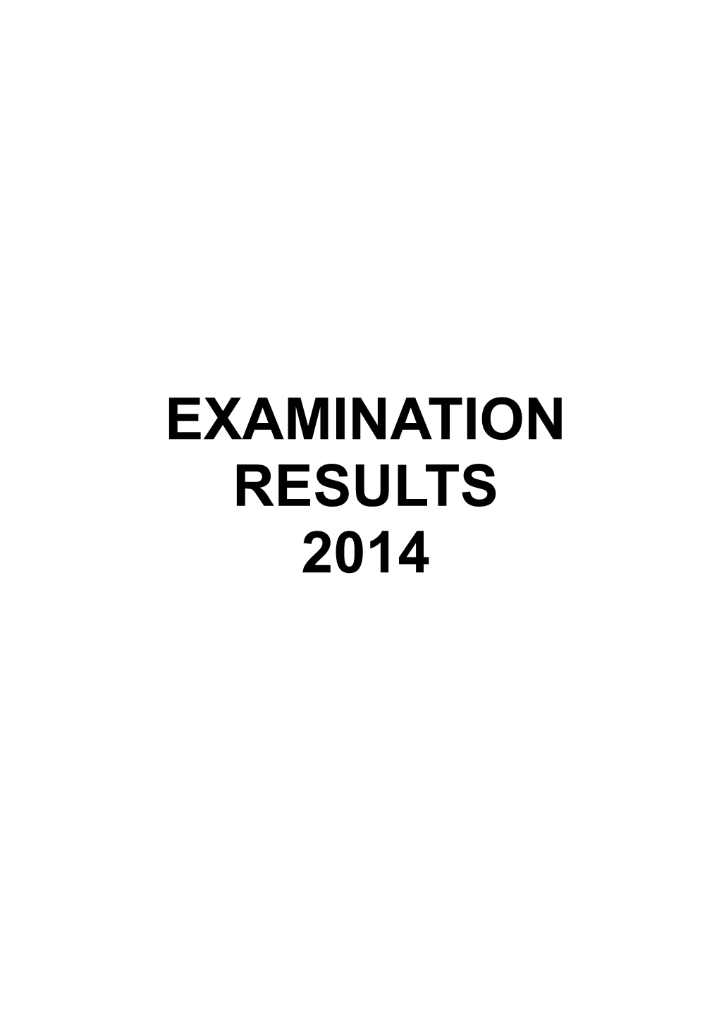 Key Stage 4 (GCSE/Level 2 Qualifications) Results