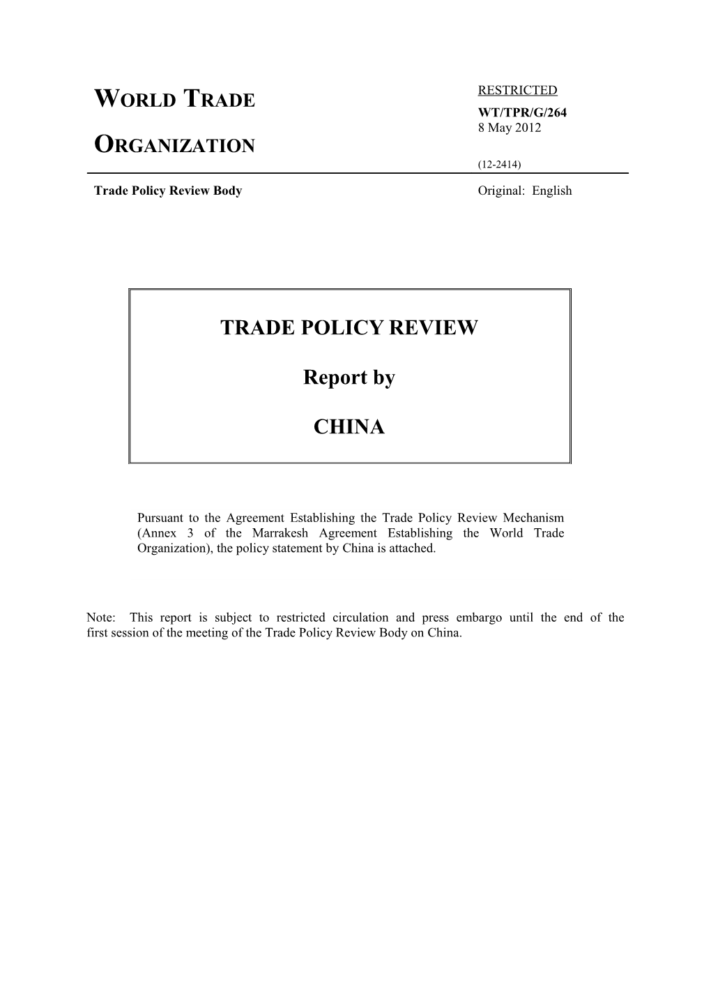 II.ECONOMIC and TRADE ENVIRONMENT and MACROECONOMIC POLICY Direction 5