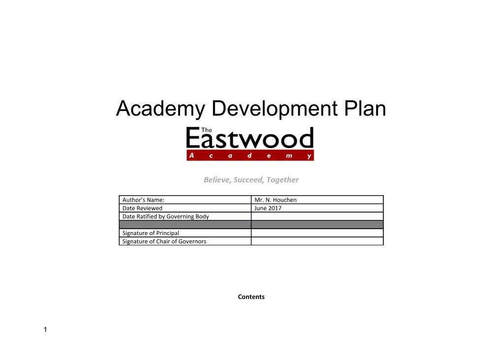 4.0 Leadership Structure - Local Governing Body