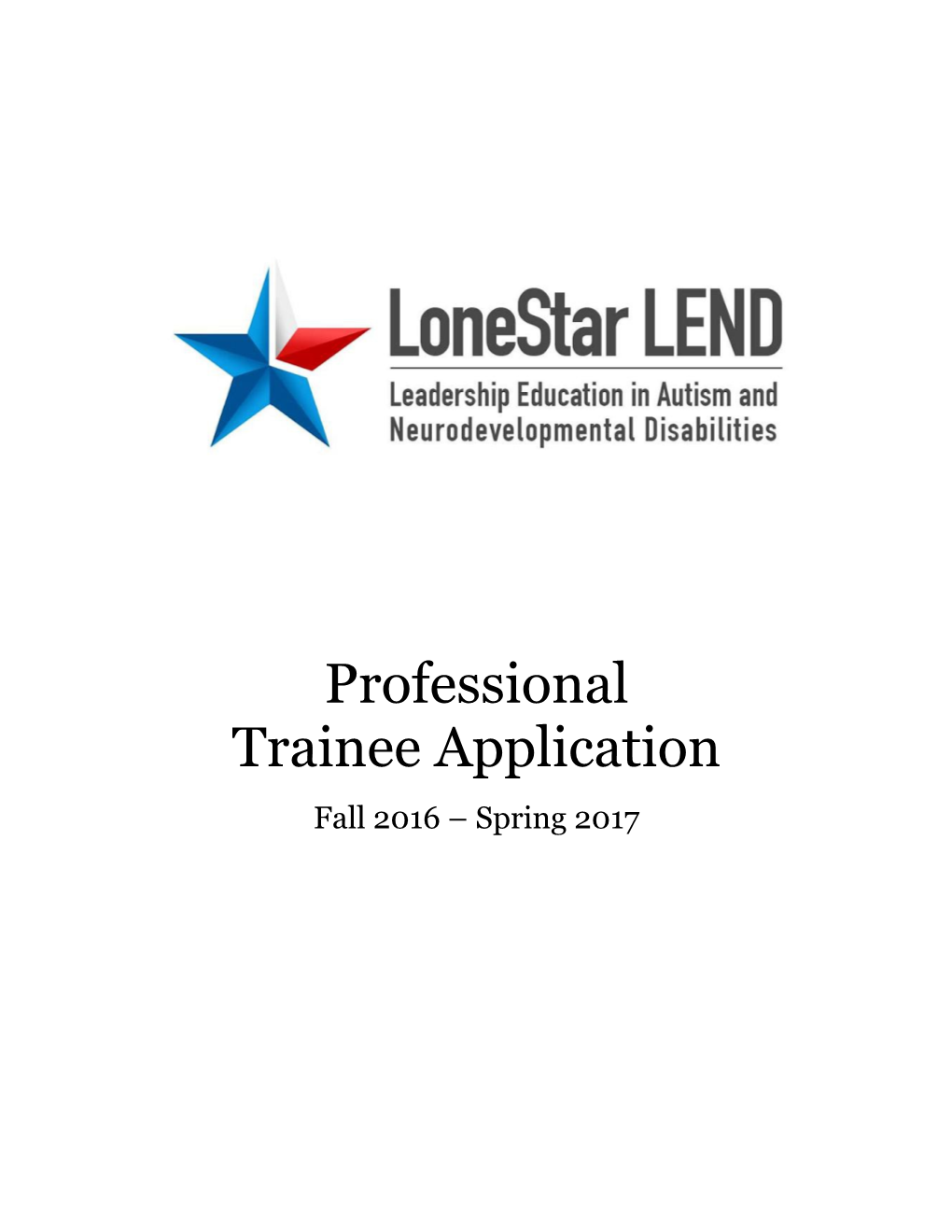 Trainee Application