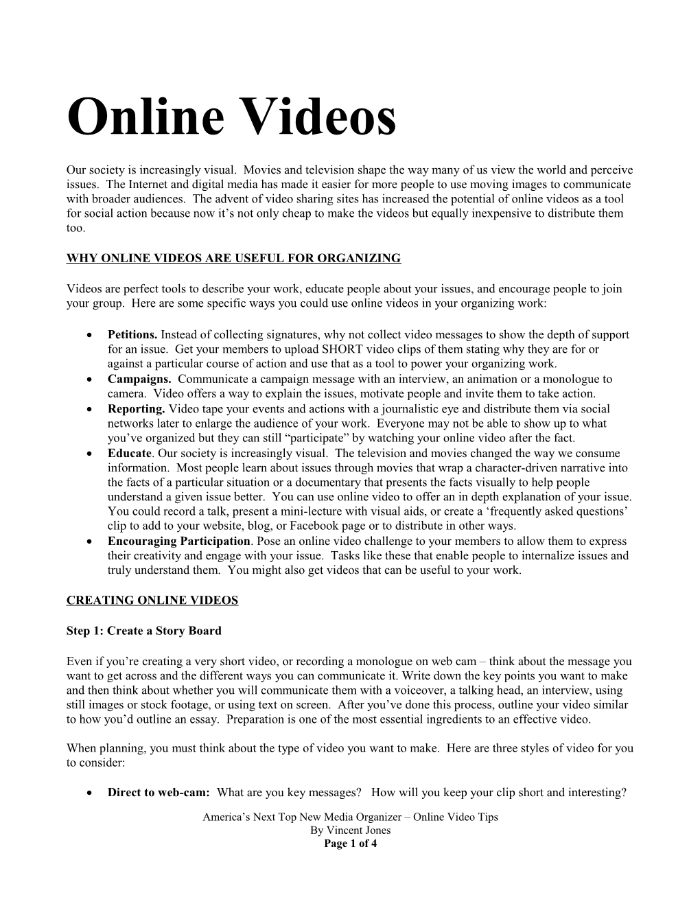 Why Online Videos Are Useful for Organizing