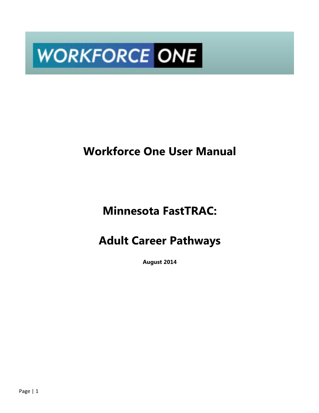 Workforce One User Manual