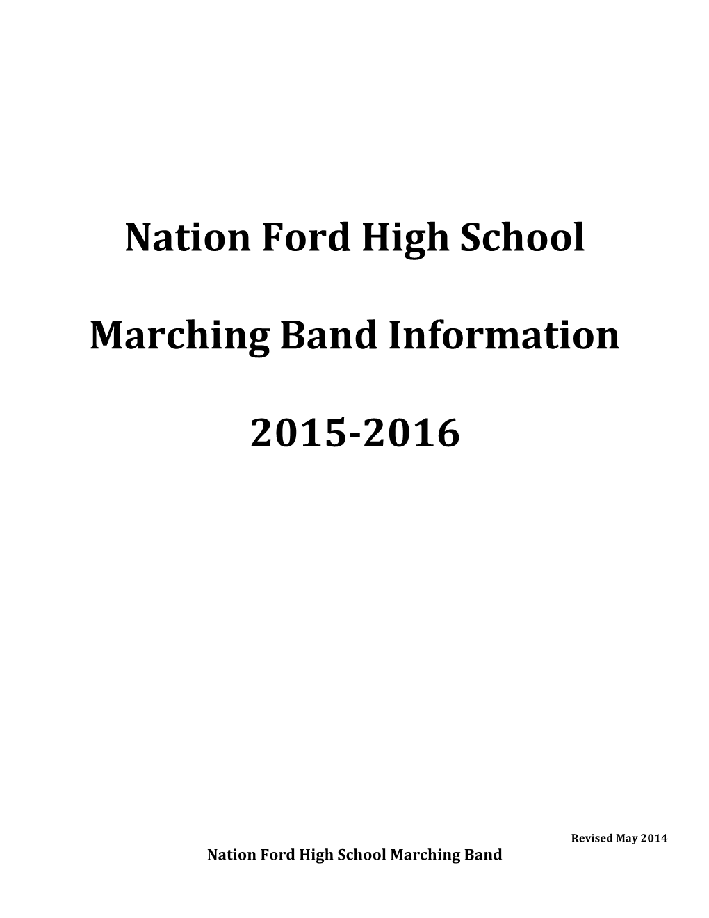 Nation Ford High School
