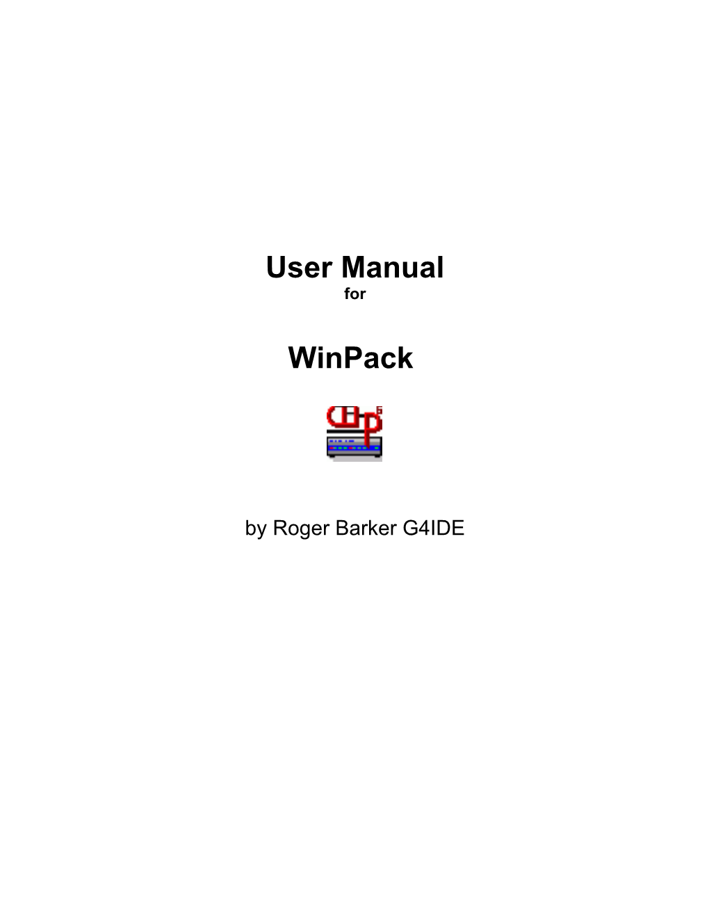 Winpack User Manual