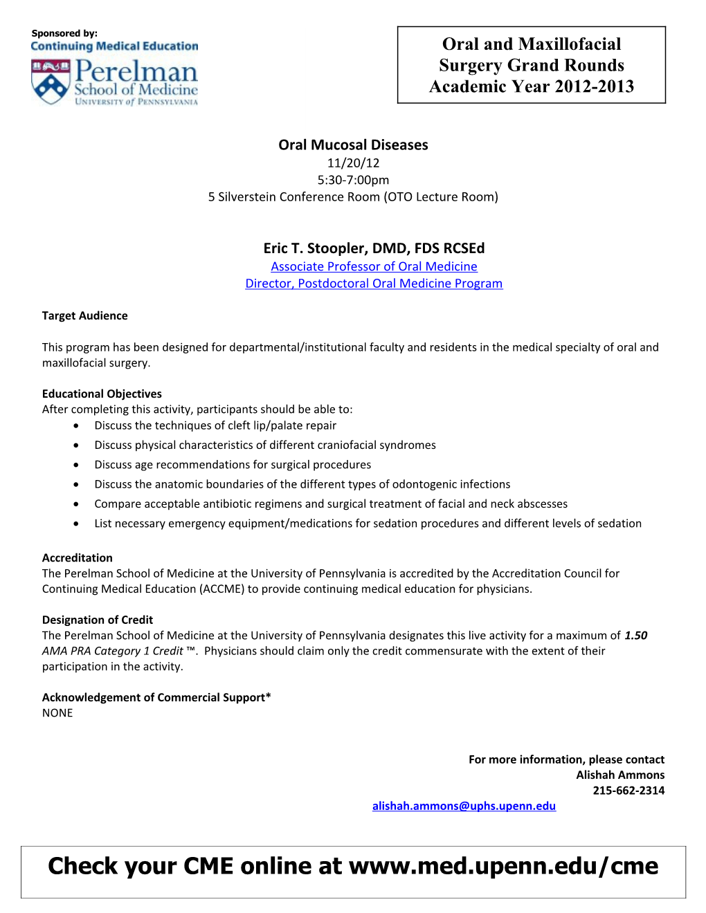 Oral Mucosal Diseases