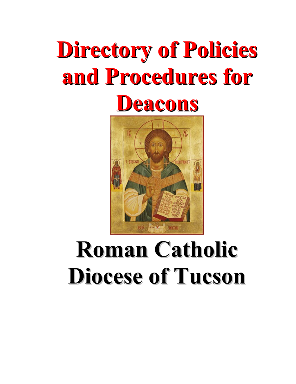 Directory of Policies and Procedures For