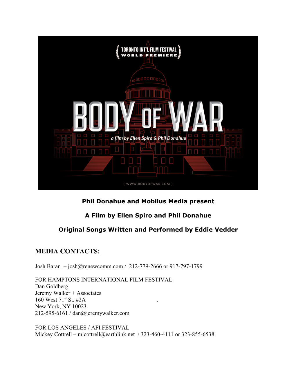 Body of War