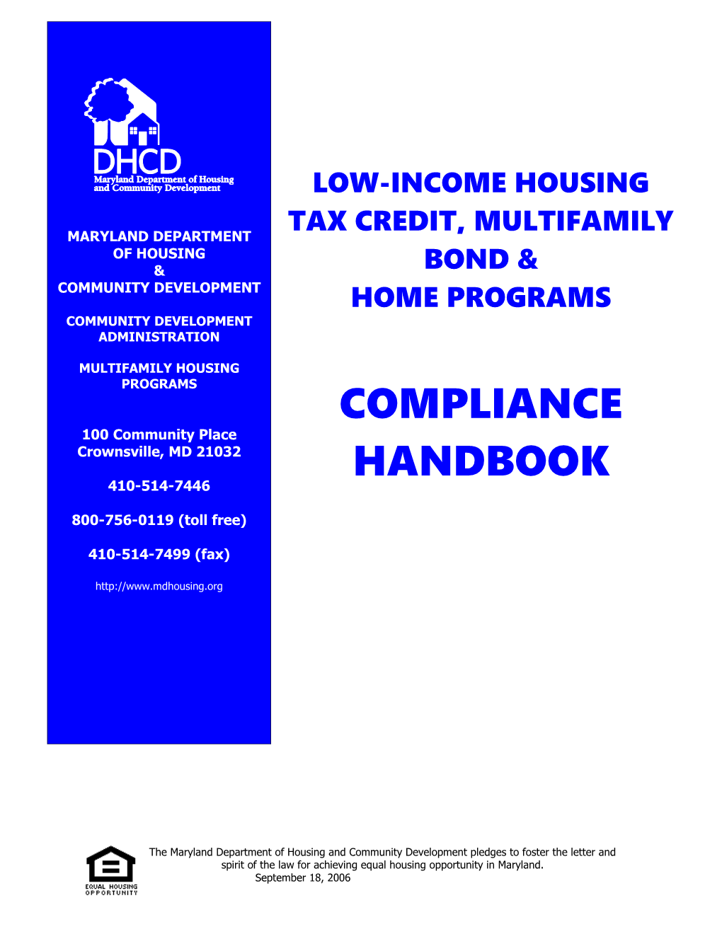 Low-Income Housing Tax Credit,Multifamily Bond