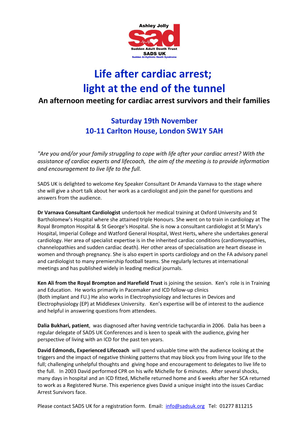 Life After Cardiac Arrest;