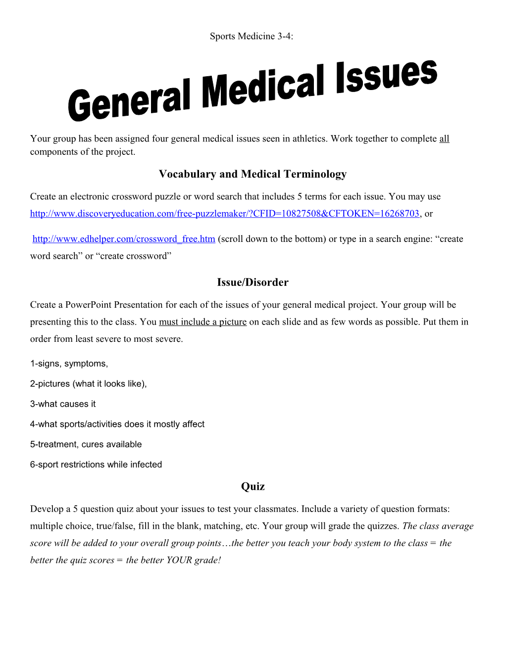 Vocabulary and Medical Terminology
