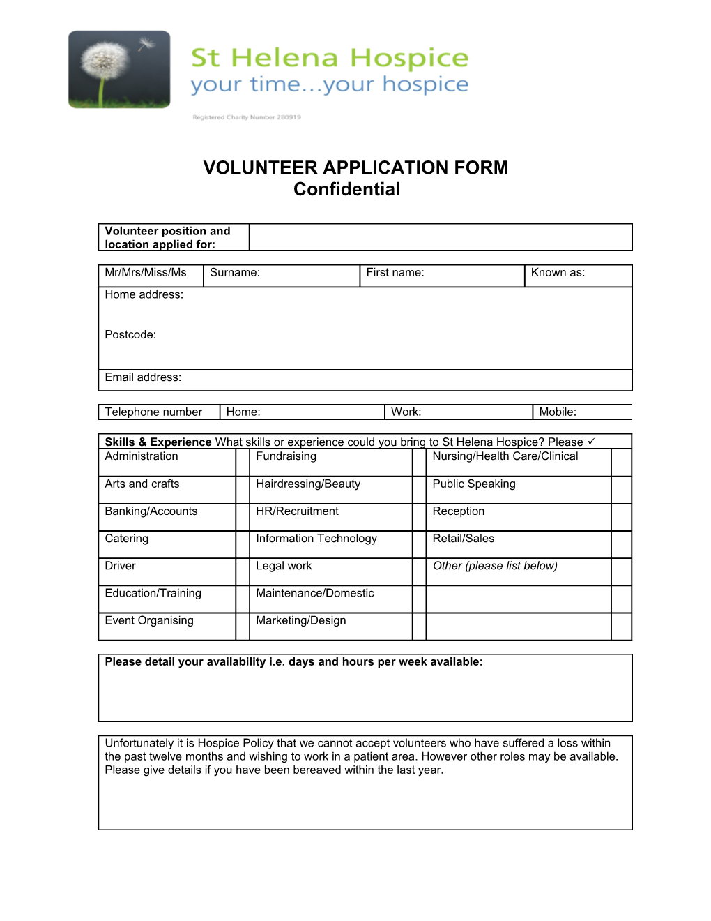 Volunteer Recruitment & Management