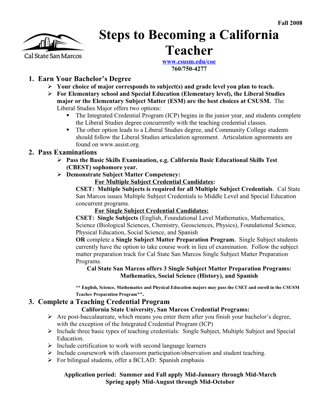 What Do I Need to Become a Teacher in California