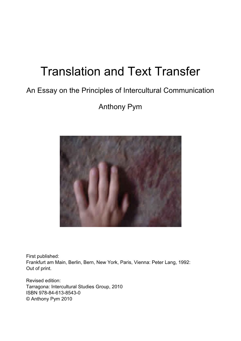 Translation and Text Transfer