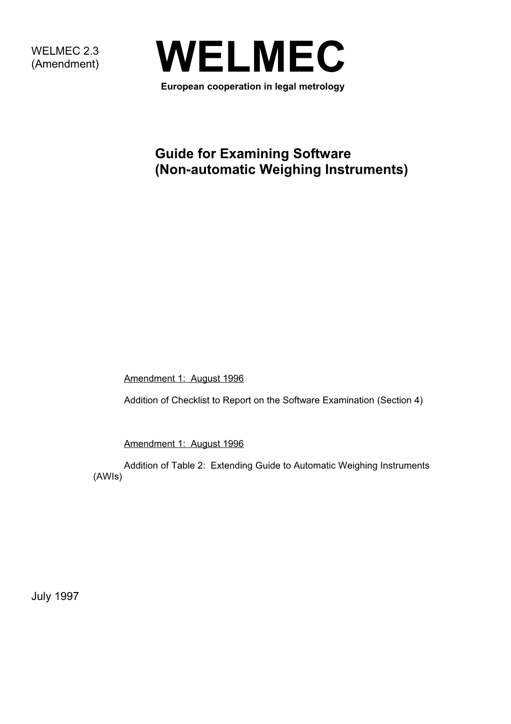 Guide for Examining Software