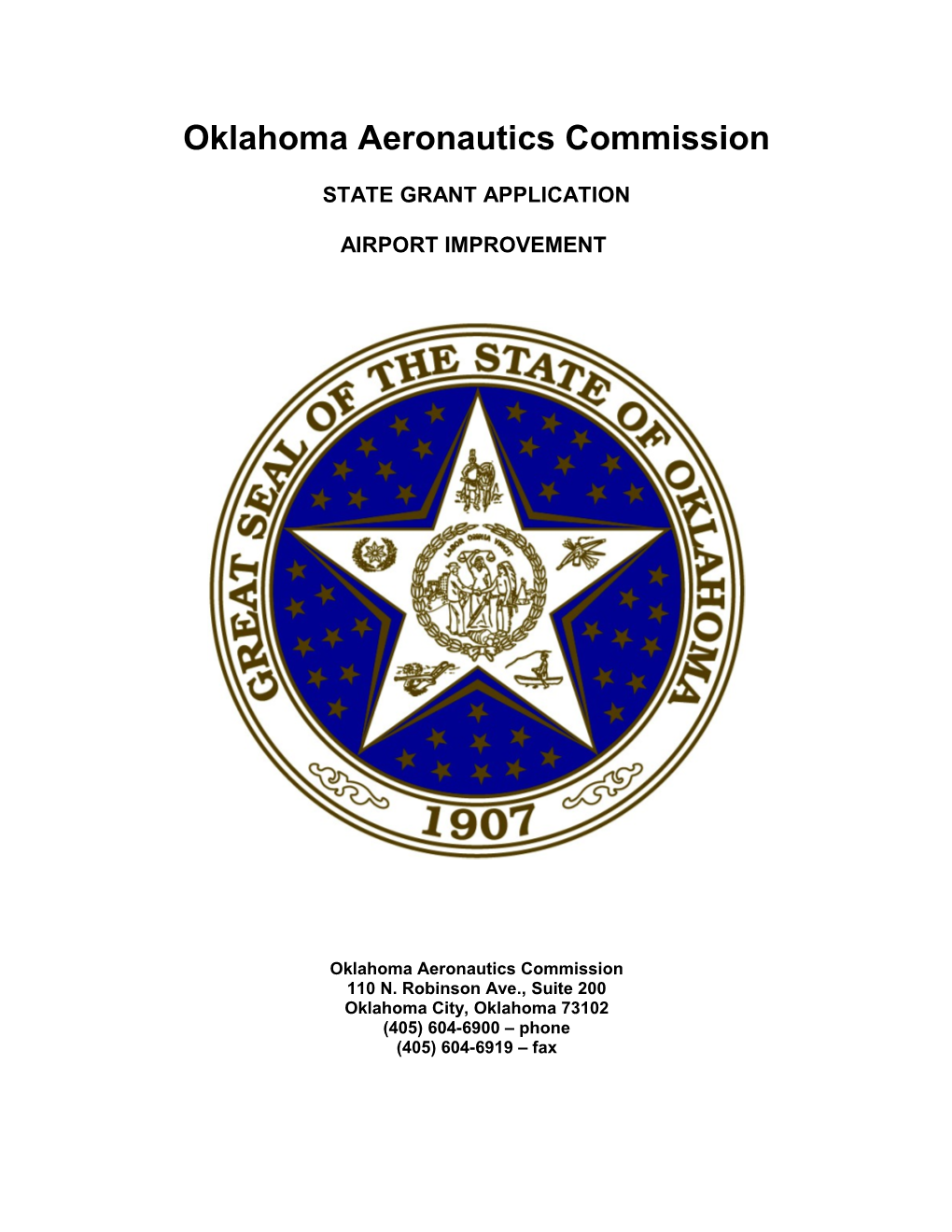 State Grant Application