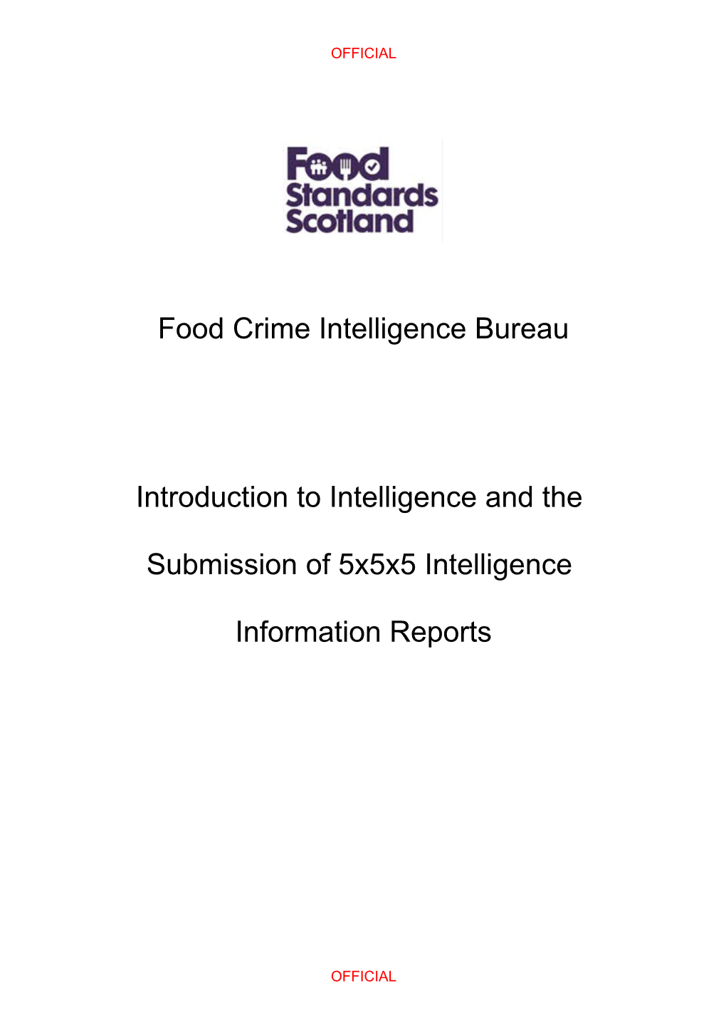 Food Crime Intelligence Bureau