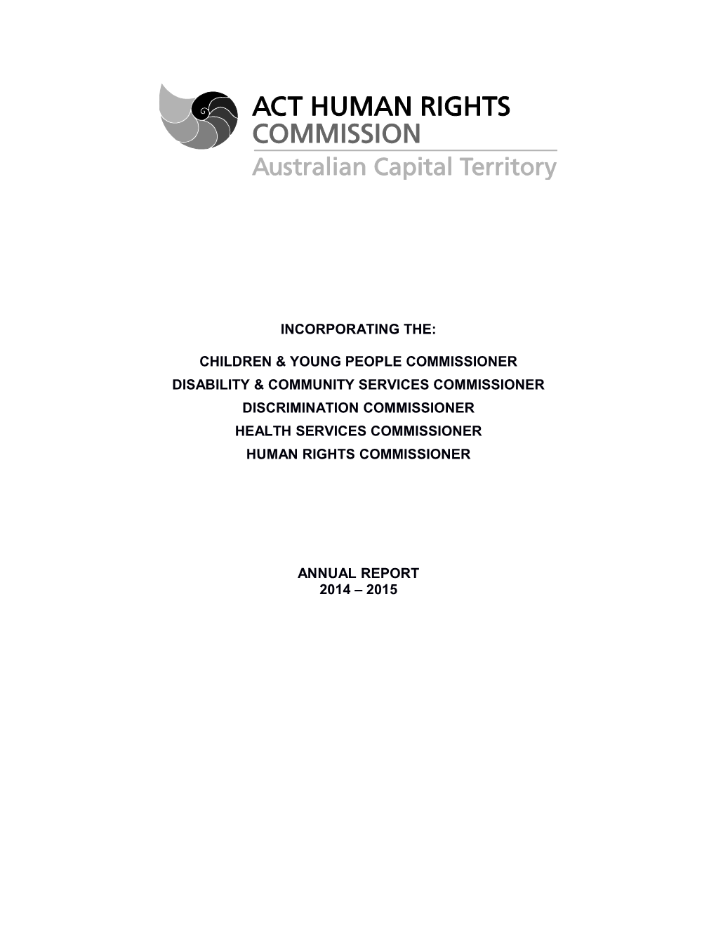 2012/13 Annual Report of the Human Rights Commission