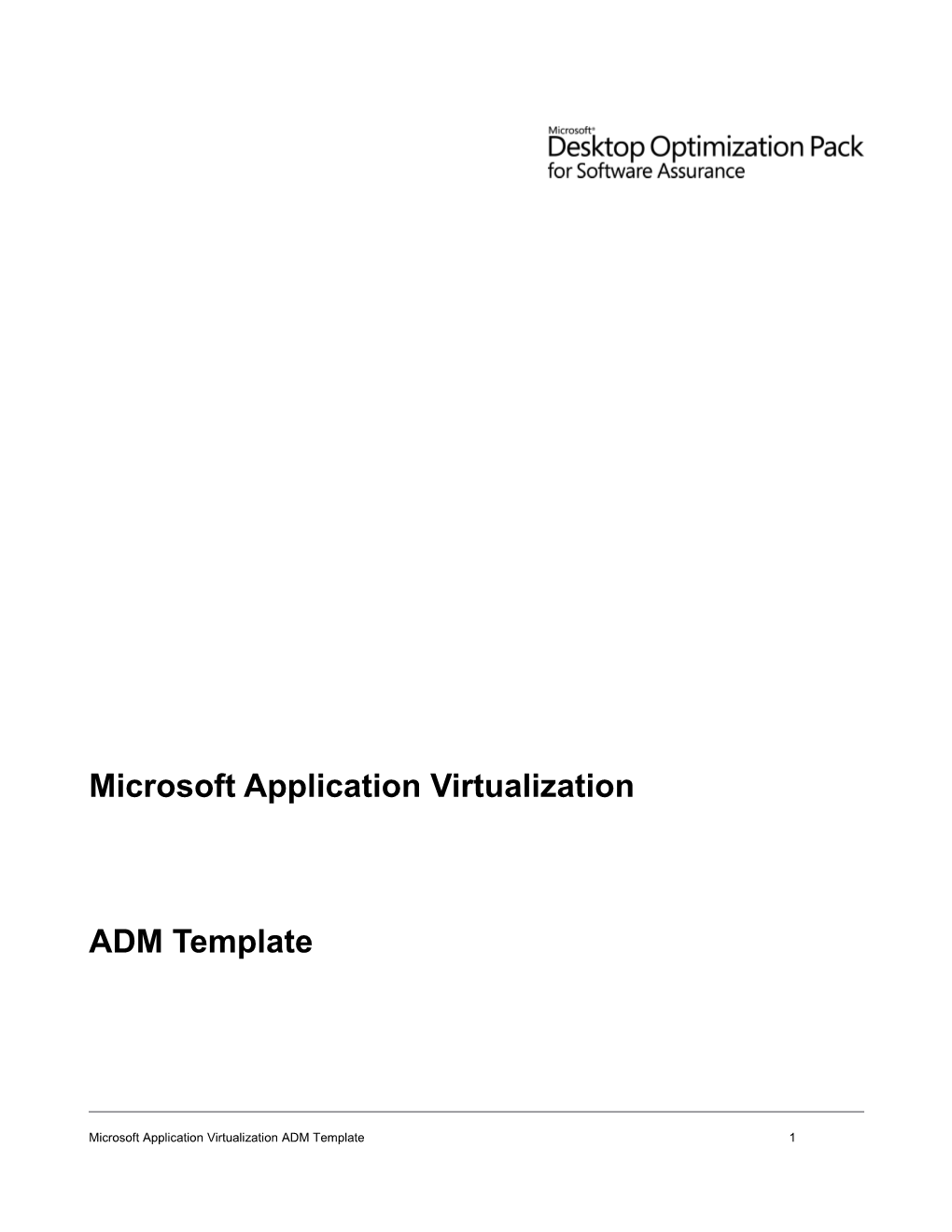 Microsoft Application Virtualization