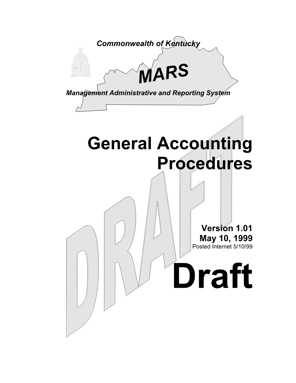 General Accounting Procedures