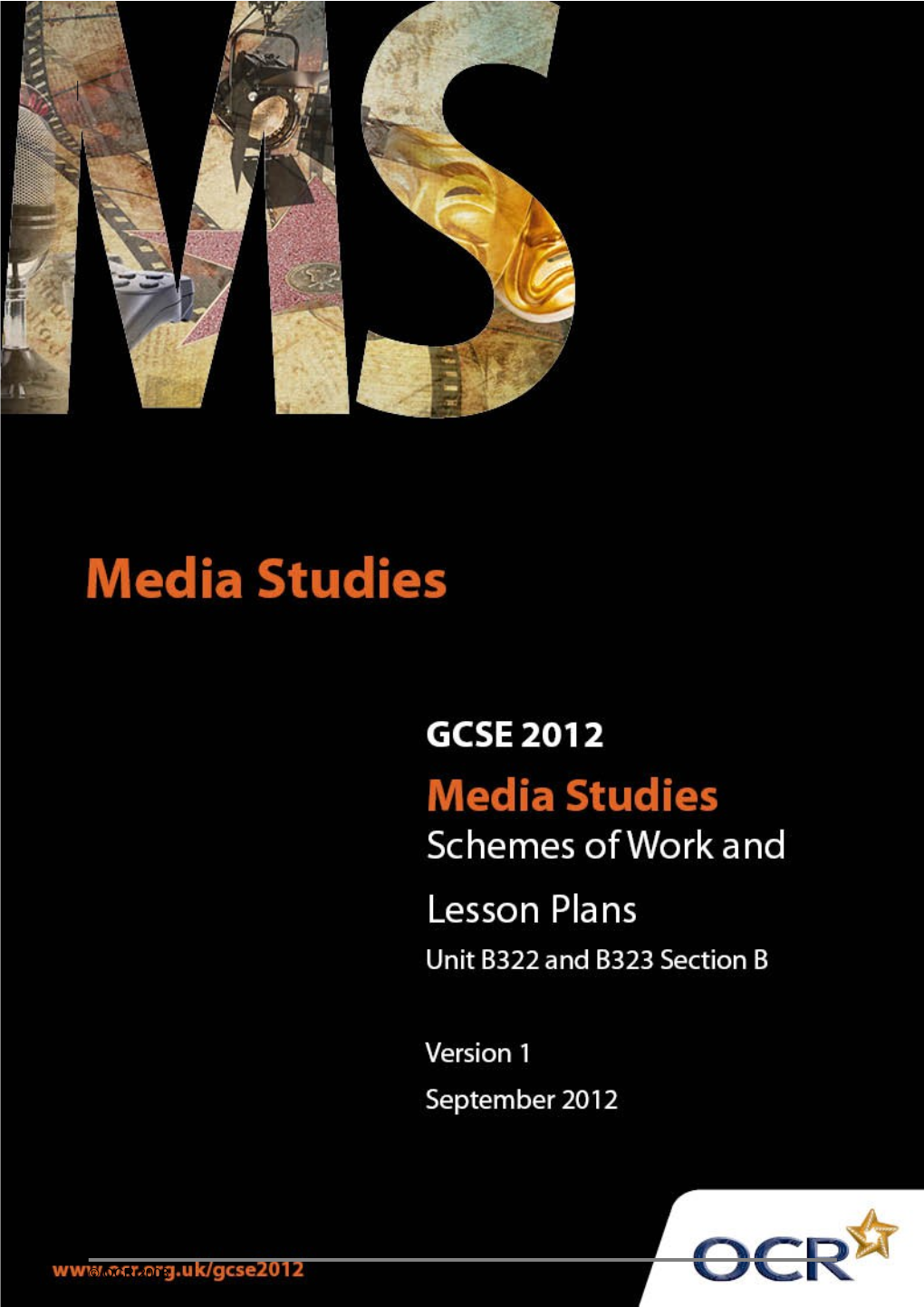 OCR GCSE Media Studies Units B322 & B323 Section B: Television Comedy
