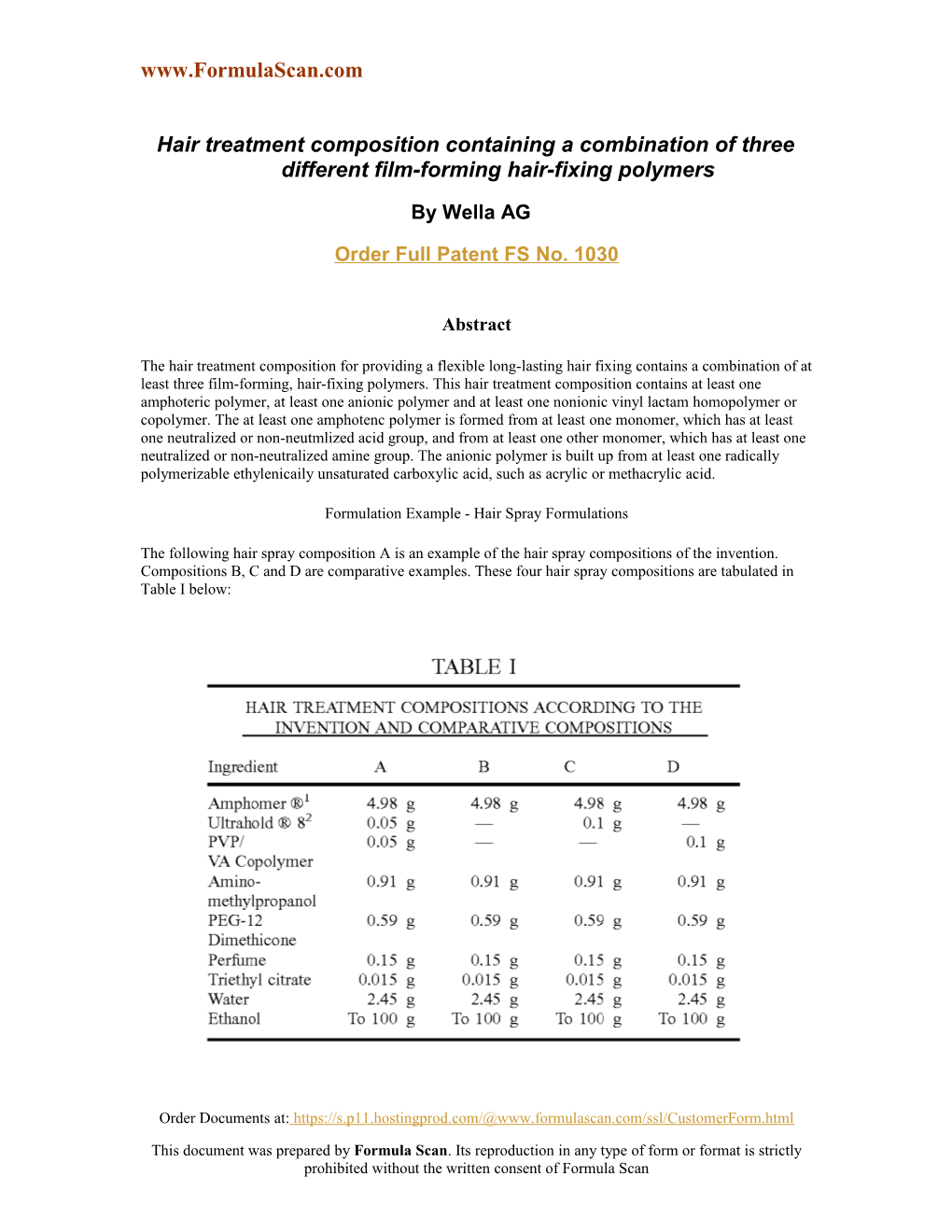 Hair Treatment Composition Containing a Combination of Three Different Film-Forming Hair-Fixing